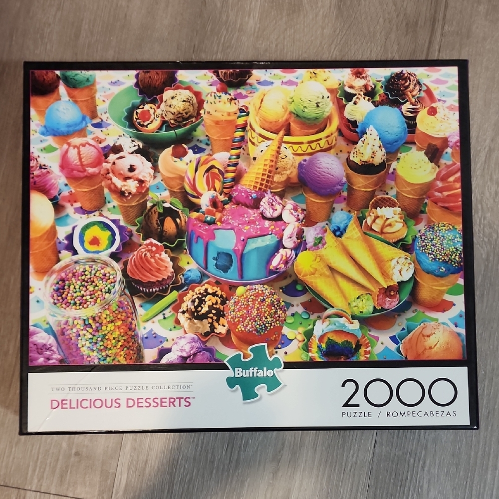 Buffalo 2000pc Delicious Desserts Puzzle - Complete